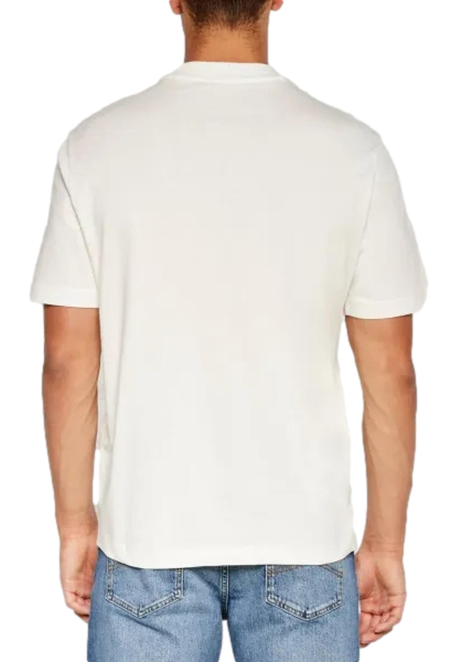 RELAXED FIT T-SHIRT WITH LOGO APPLICATION - ARMANI EXCHANGE